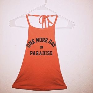 One More Day in Paradise Halter Top